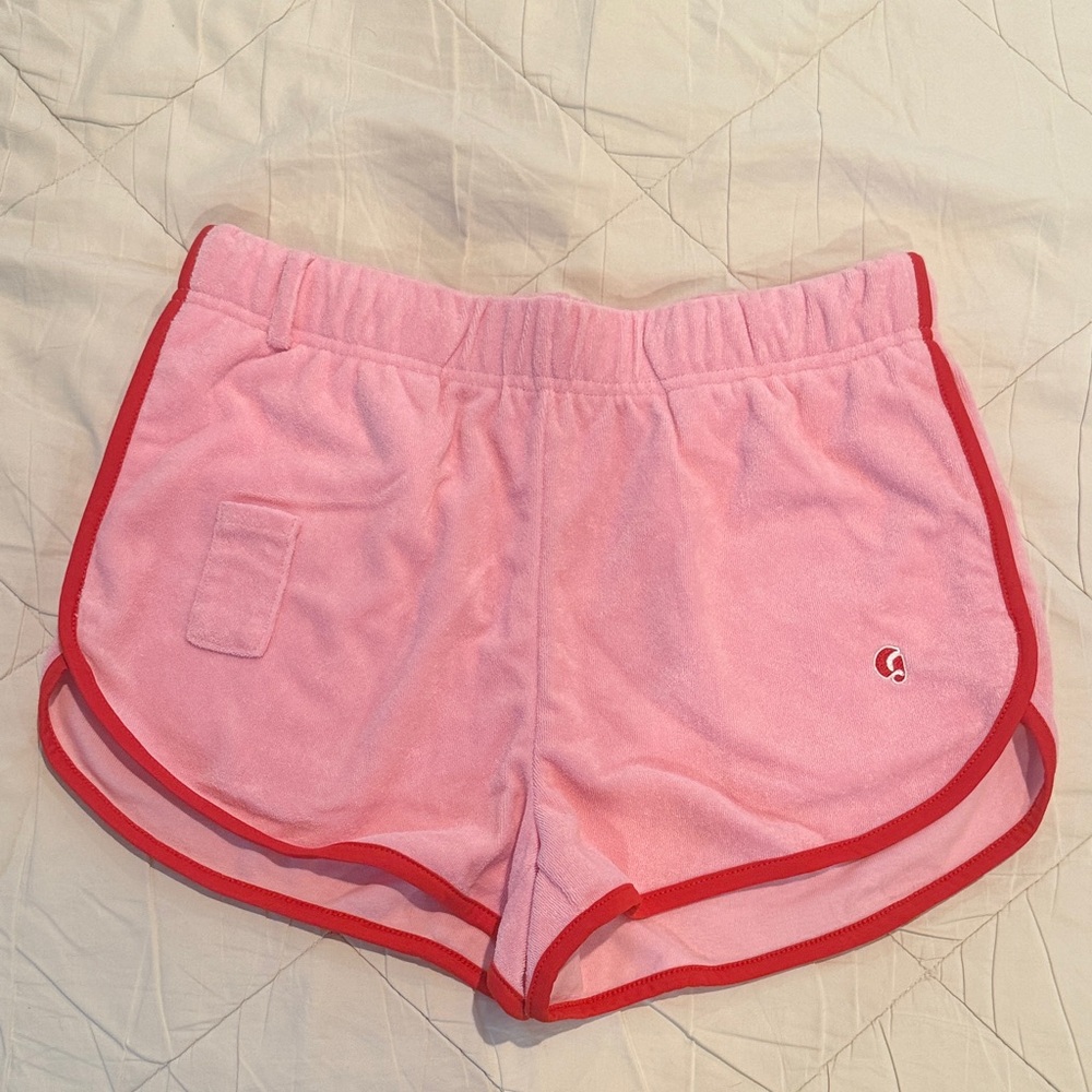 Pink Terry Cloth Women's Shorts